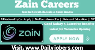Zain Careers Jobs