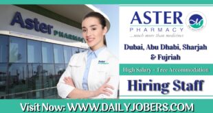 Aster Pharmacy Careers