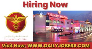Thumbay Hospital Dubai Careers