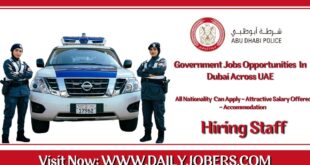 Abu Dhabi Police Jobs