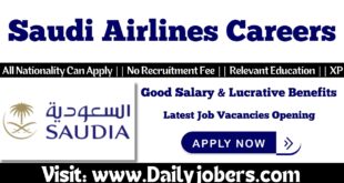 Saudi Airlines Jobs