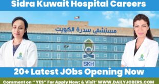 Sidra Kuwait Hospital Jobs
