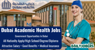 Dubai Academic Health Jobs