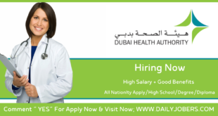 Dubai Health Authority Careers