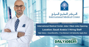 International Medical Center Jobs