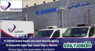 Al ZAHRAWI Medical Supplies Jobs