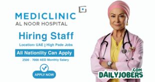Mediclinic Al Noor Hospital Careers