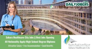 Sahara Healthcare City Jobs